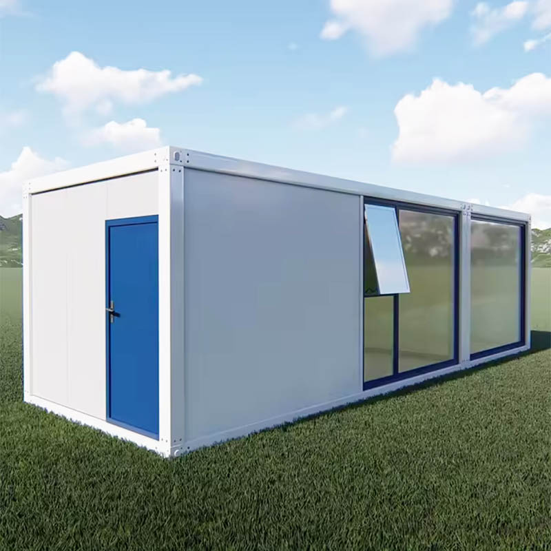 How can a military container house be used for temporary housing?