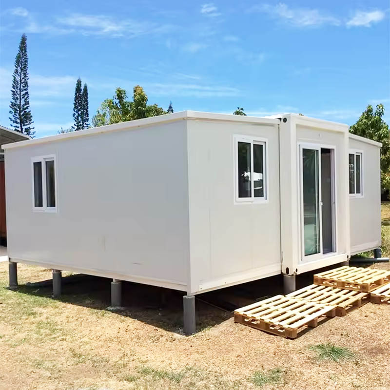 What are some creative ways to customize a military container house?